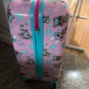 Pink and Blue LOL Surprise Suitcase
